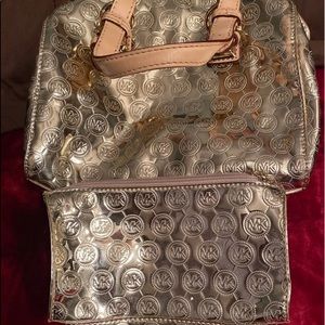 Michael kors gold purse